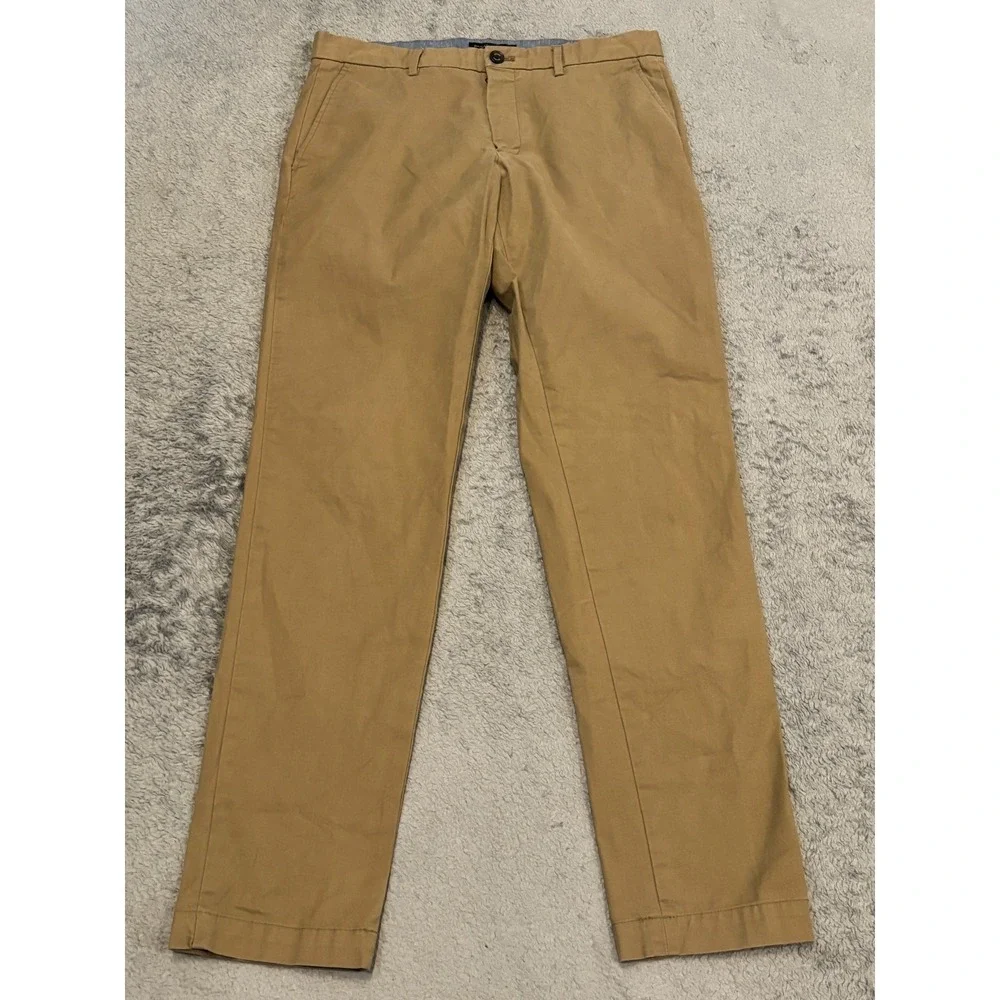Banana Republic Pants Mens 32x34 (32x32) Mason Chino Khaki Stretch Athletic